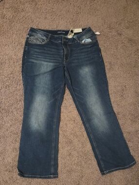 Women’s Dark Blue Stretch Jeans - Short
